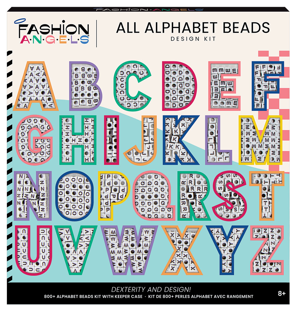 All Alphabet Beads - 800+ Alphabet Beads Kit with Keeper Case