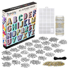 Cargar imagen en el visor de la galería, All Alphabet Beads - 800+ Alphabet Beads Kit with Keeper Case
