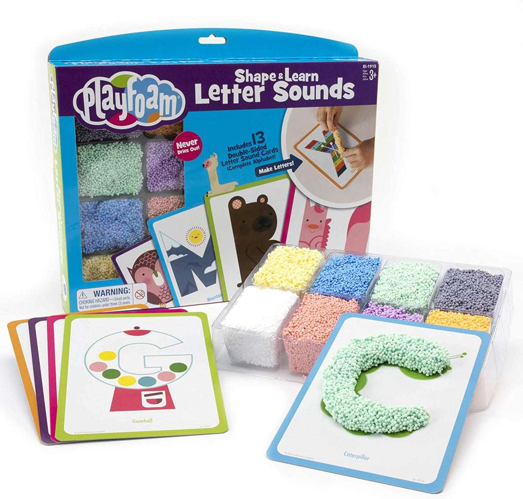 Play Foam Shape & Learn Letter Sounds Set